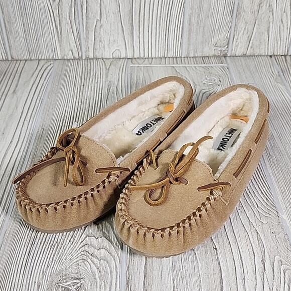 Minnetonka Allie Junior Trapper Slipper Mocs Womens Size 7 NEW - Picture 11 of 12